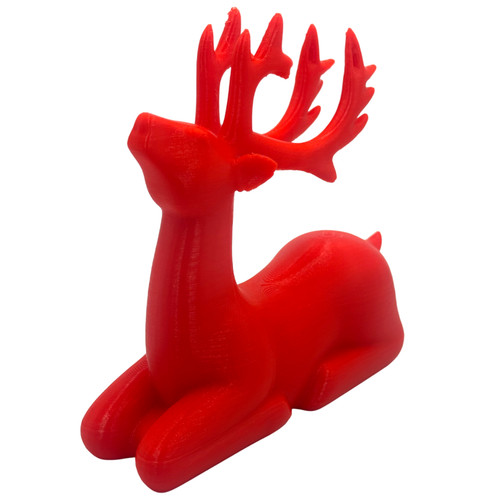 Rentier figur liegend hirsch - figur,