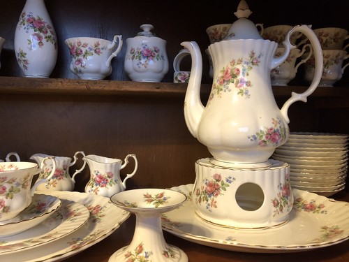 Kaffeeservice moos rose royal - rose,