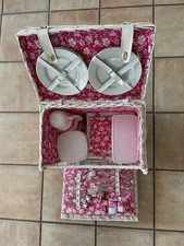 Picknick Korb mit 4-teiligen