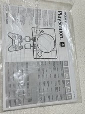 Playstation 1 PS1 SCPH-1002 Anleitung Handbuch Booklet in originaler Tüte