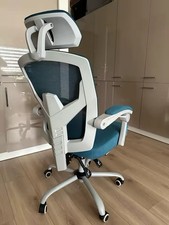 Bürostuhl stuhl blau weiß - stuhl,