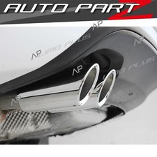 2x Edelstahl Auspuff