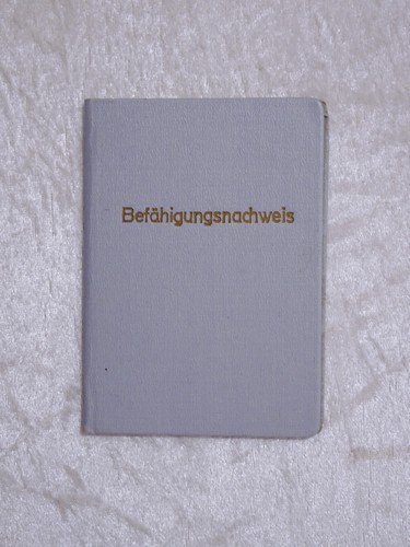 Ddr befähigungsnachweis - ddr,