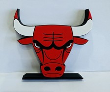 Deko Chicago Bulls Basketballtisch Logo Raumschild Aufsteller