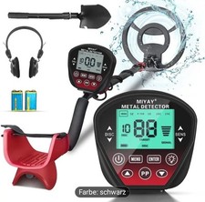 Profi-Metalldetektor Set für Erwachsene & Kinder - viele Funktionen, höhenverst.