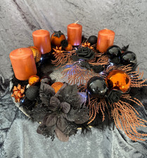 Adventskranz Weihnachten Adventsgesteck Weihnachtskranz beleuchtet Federkranz