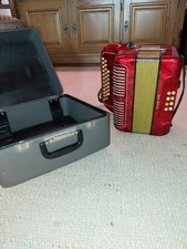 Ziehharmonika Akkordeon Diatonisch Knöpfe Hohner Club3M Stimmung CF Koffer