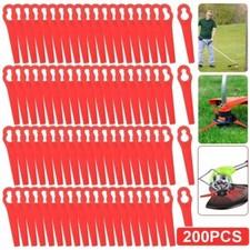 200 x Kunststoff Messer Klingen Ersatz für Einhell Akku Rasentrimmer GE-CT-18 Li