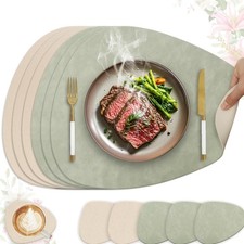 Platzsets Lederoptik 6er Set