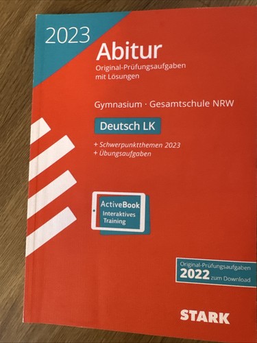 Bücher abitur deutsch - lk,,