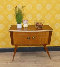 50er Jahre Kommode auf Beinen zierliches Flurmöbel mid century DKS Modell "LORE"