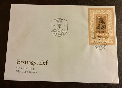 1988 ddr großformat - 1988, block
