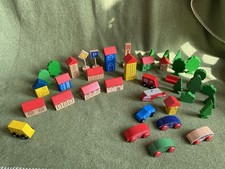 Großes Holzbausteine-Set