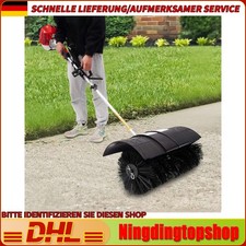 Gas Power Nylonbürste Besen Kehrmaschine Kunstrasen Einfahrt Rasen Schnee sauber