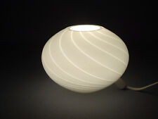 Kleine Glas Tischleuchte 70er Jahre