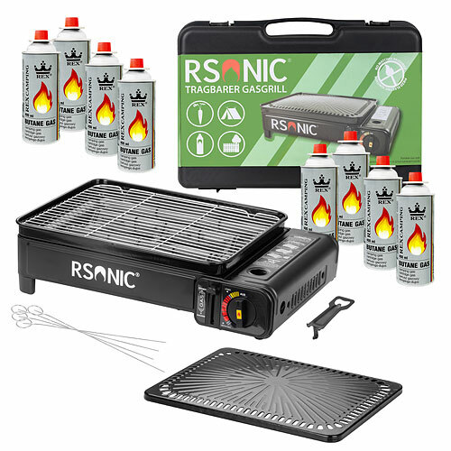 Campinggrill 2in1 gasgrill - 2in1,