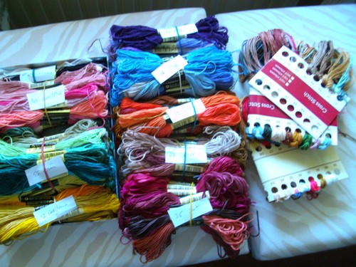 Stickgarn embroiderie floss - stickgarn,