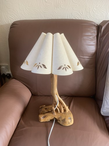 Holzwurzel tischlampe - holzwurzel,