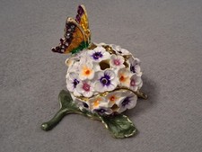 Schmuck Dose Schatulle Emaille