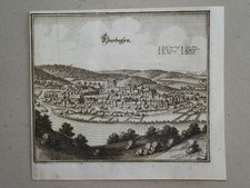 Hardegsen Northeim Burgmannshof Topographia Lüneburg EA Merian Kupferstich 1653