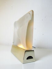 Seltene Tischlampe Lichtskulptur aus Glas 60er 70er Jahre von Peill