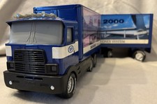 Absolute Rarität: alter NYLINT USA Blech-Anhängerzug mit Sound