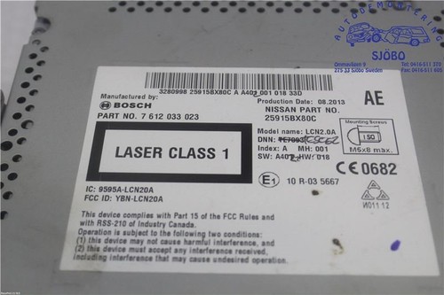 Radio nissan 2 - cd,