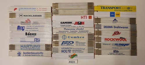 Zollstock sammlung stück - 25,