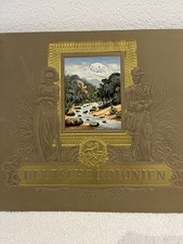Sammelalbum Deutsche Kolonien Cigaretten-Bilderdienst Dresden 1936  mit Schuber