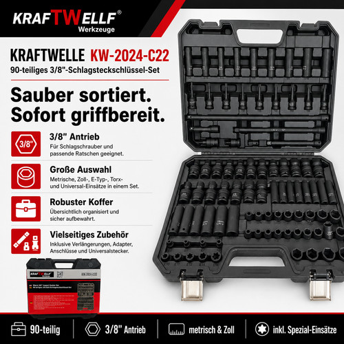 Schlagsteckschlüssel satz 8 - schlagsteckschlüssel,