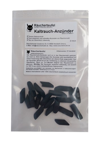 Kaltrauch anzünder - ➤kaltrauch,