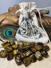 Runen-Set aus Tigerauge – 25