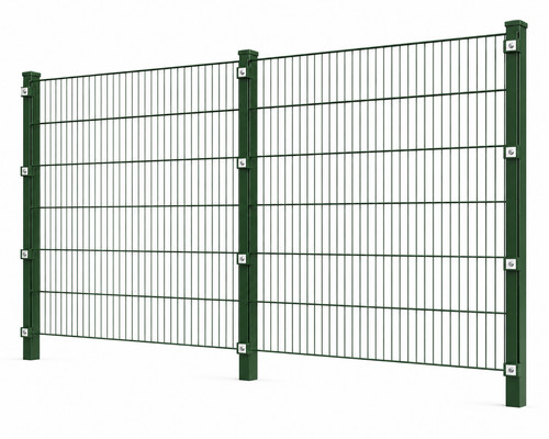 Doppelstabmattenzaun-Set