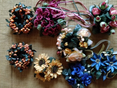 Kerzenringe blumen beeren - 8,