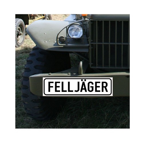 Magnetschild felljäger - magnetschild,