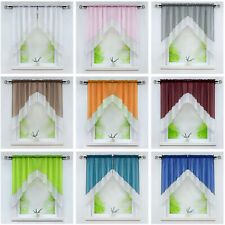 2 Stück Scheibengardinen