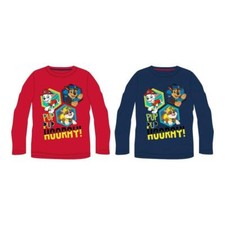 Paw Patrol Langarm-T-Shirt für Jungen - "Pup Pub Hooray!" Design, 100% Baumwolle