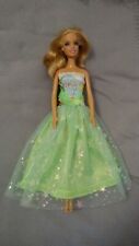 Barbie Kleid Glitzer Grün