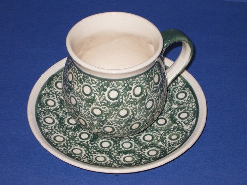 Bunzlau pfauenauge kaffeetasse - pfauenauge,