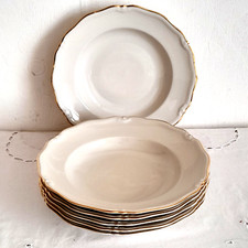 Winterling Windsor Porzellan 6 Suppenteller 24 cm