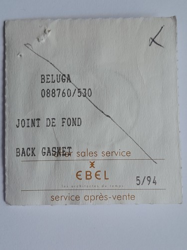 Ebel beluga ref 88760 - ebel,