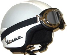 Helm vespa handwerk weiß - helm,