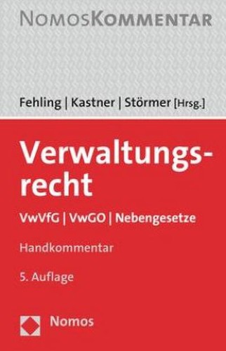 Verwaltungsrecht vwvfg vwgo - vwvfg, |