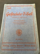 Gefechts Fibel 1935 Infanterie Schule Ausbildung Antiquarisch Wehrmacht