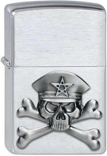 Zippo bad skull - , chrom