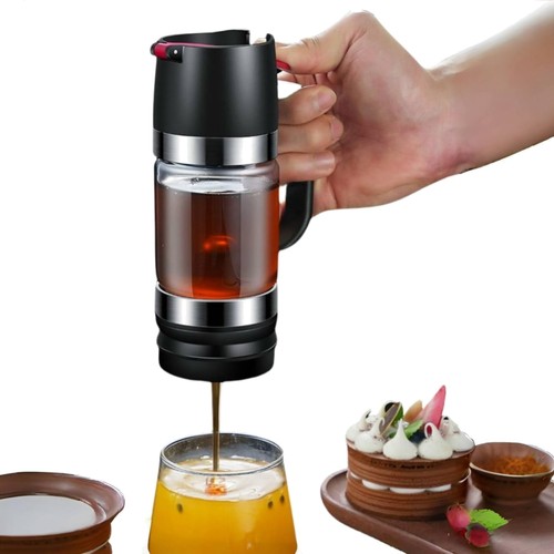 Glas honigspender mit griff - glas-honigspender,