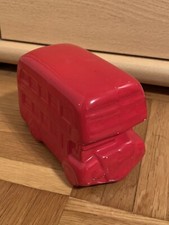 Spardose Sparschwein Gelddose Kleingeld Münzen England Bus London Rot London