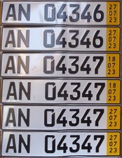 Deutschland, Kurzzeitkennzeichen AN