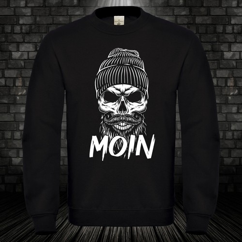 Moin skull pullover - skull, neck