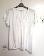 Damen shirt bluse weiß gr - weiß,